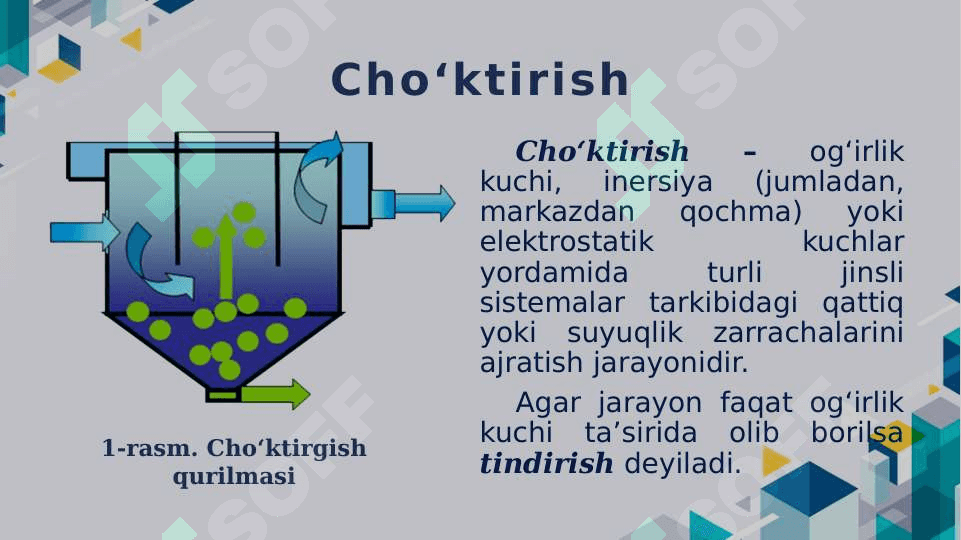 SUYUQLIK SISTEMALARINI AJRATISH 8