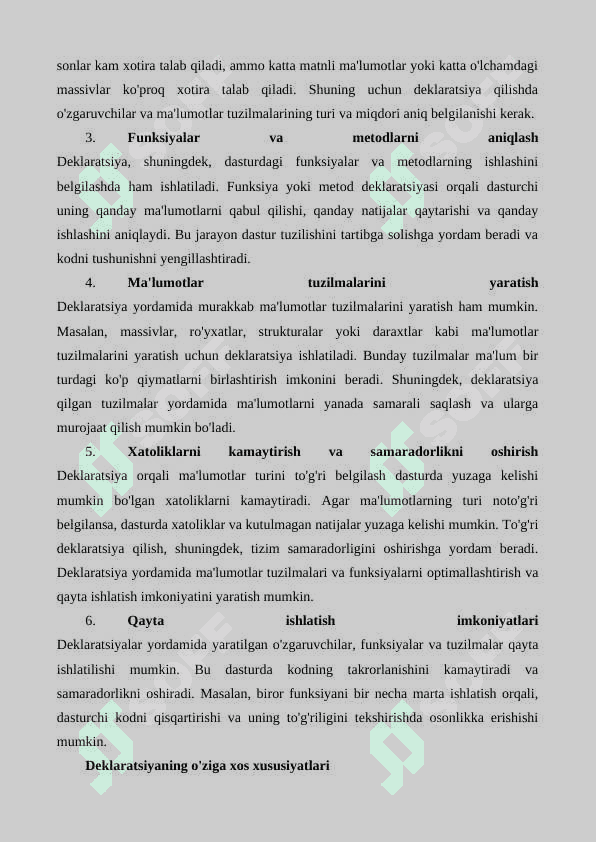 Dek. Dekni massiv yordamida tasvirlash va ular ustida amal bajarish algoritmlari 6