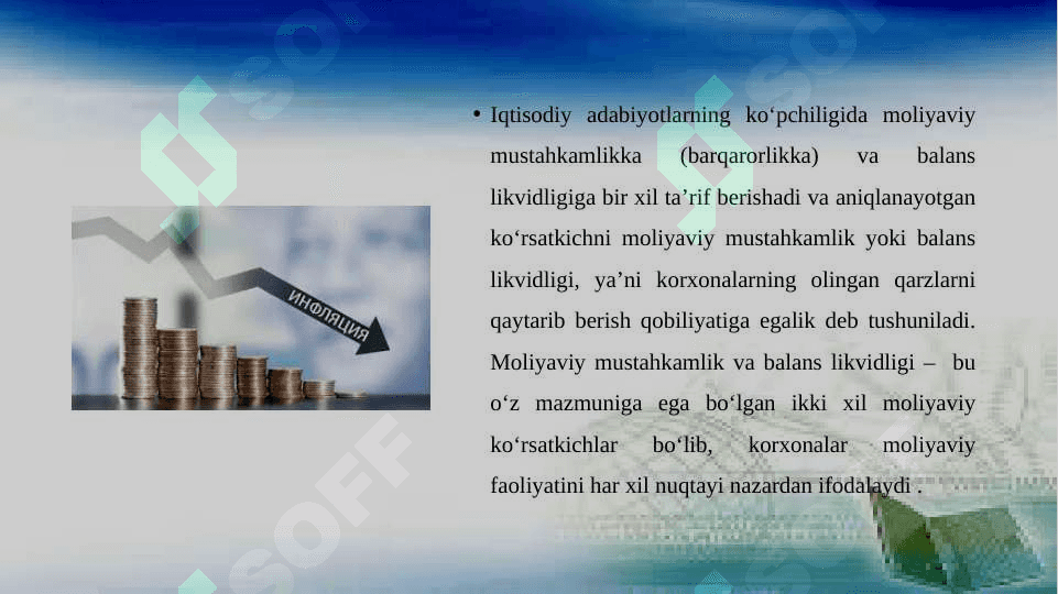 Moliyaviy barqarorlik tahlili 3