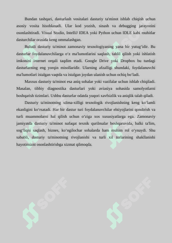Kompyuterning dasturiy ta'minoti 4