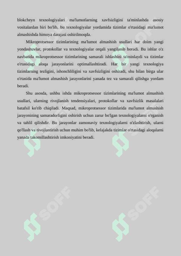 Mikroprotsessor tizimlarining ma'lumot almashish usullari 3