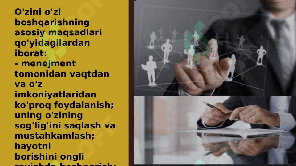 Rahbarning o'zini o'zi boshqarishi 3