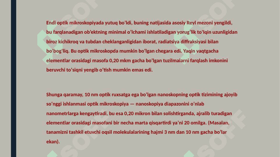 Tibbiyotdagi zamonaviy mikroskoplar 8
