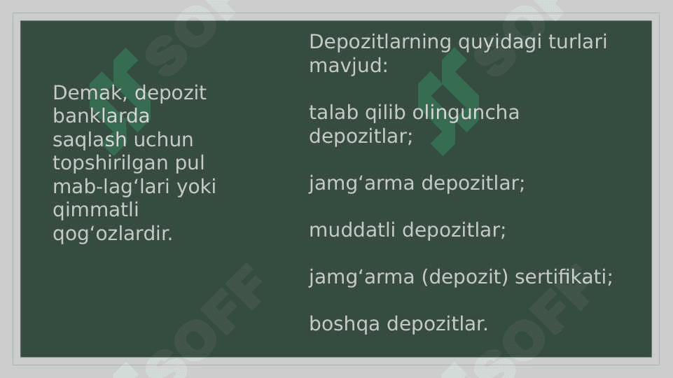 Tijorat banklarining passiv operatsiyalari 5
