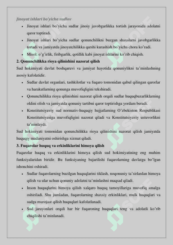 O’zbekiston Respublikasida sud hokimiyati 25 8