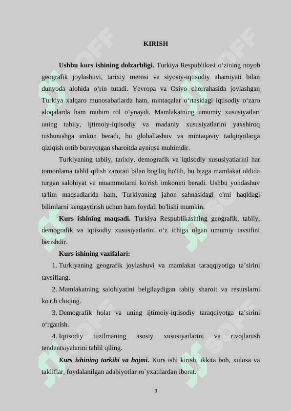 Turkiya Respublikasi geografiyasi 3