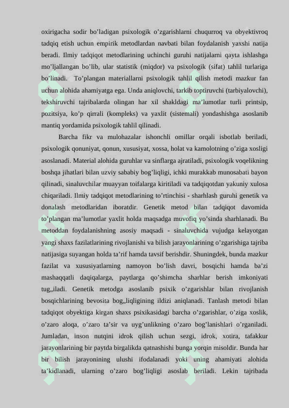 Psixologiyaning asosiy metodlari 5
