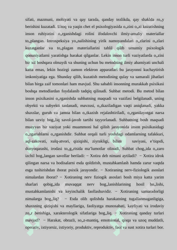 Psixologiyaning asosiy metodlari 8