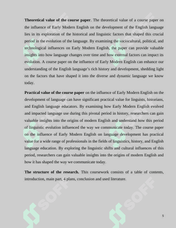 Influence on the development of Early Modern English 5