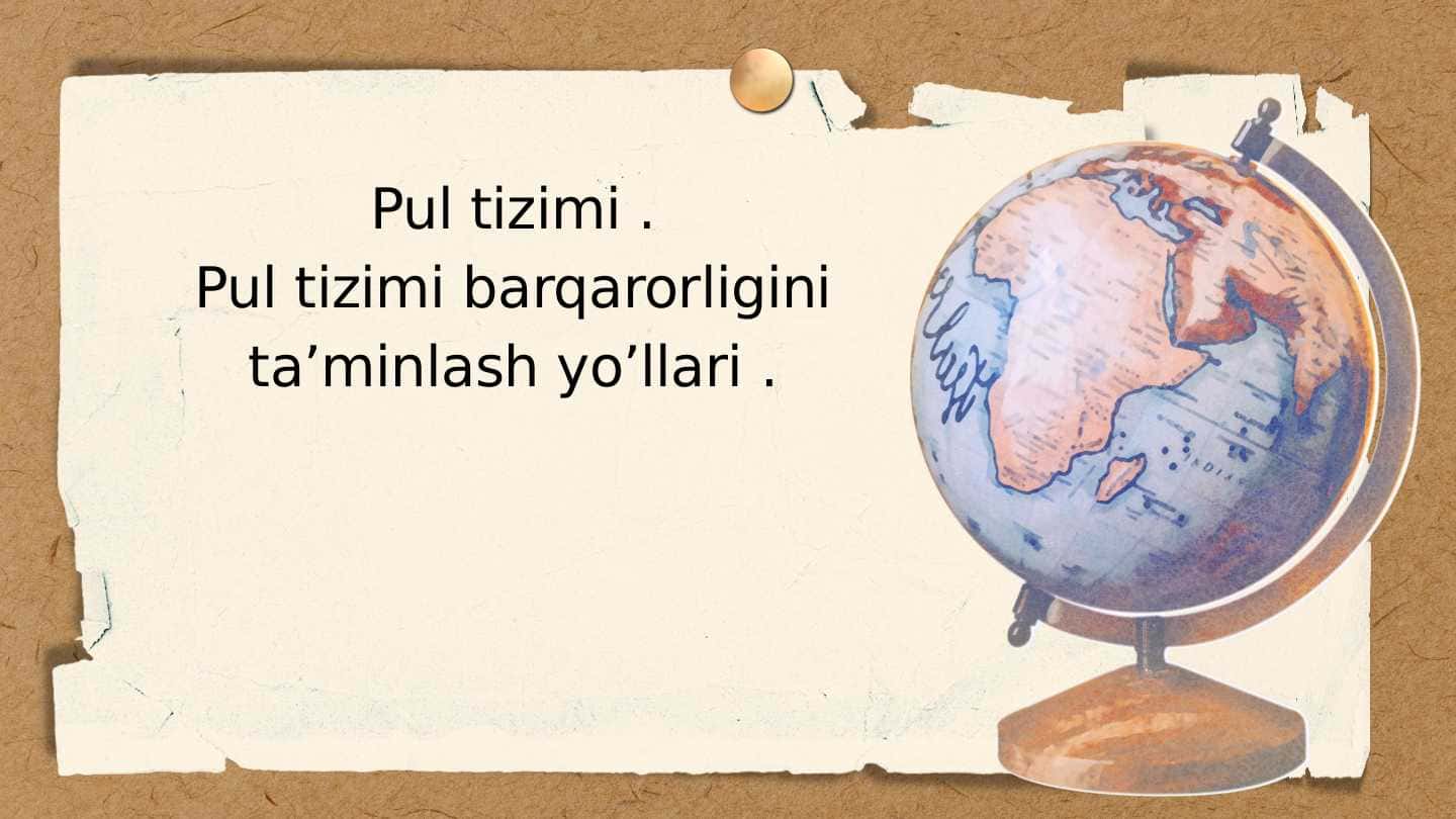 Pul tizimi