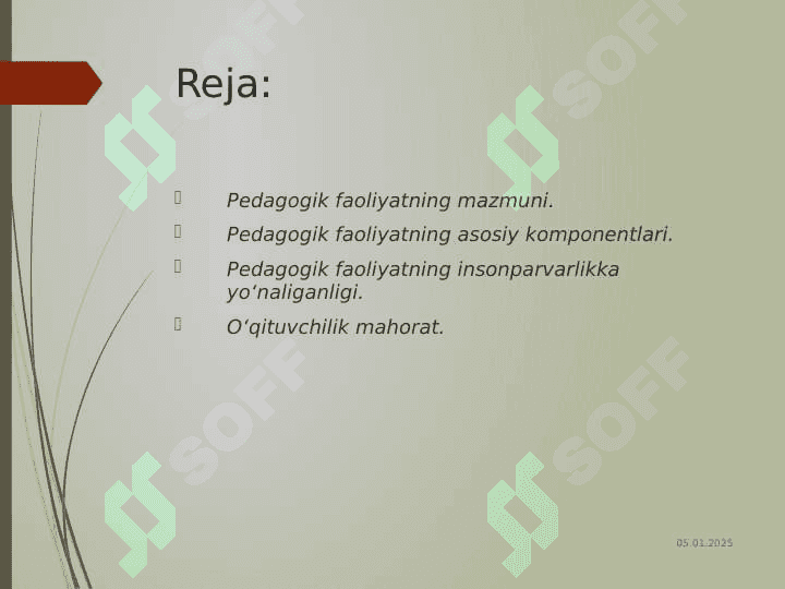 Pedagogik faoliyat va mahorat. 2
