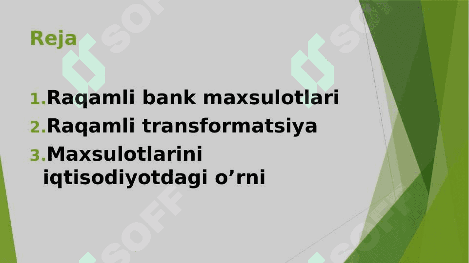 Raqamli bank maxsulotlarini iqtisodiyotdagi o'rni 2