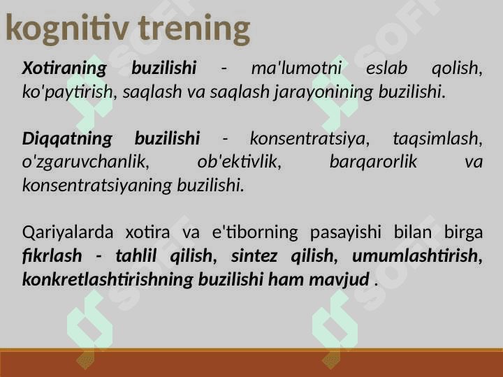 Kognitiv trening 3