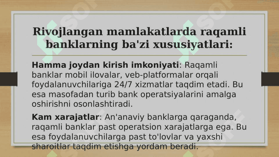 Rivojlangan mamlakatlarda raqamli banklar 4