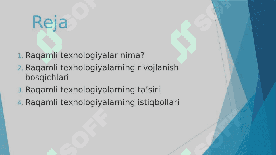 Raqamli texnologiyalarni rivojlantirish 2