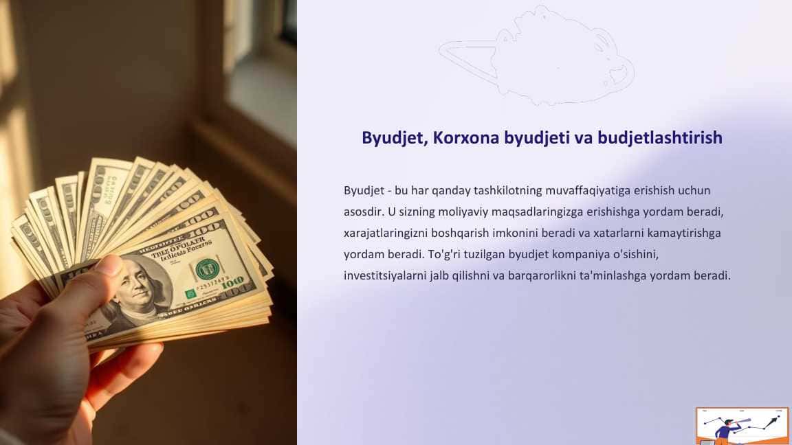 Byudjet,korxona byudjeti va byudjetlashtirish