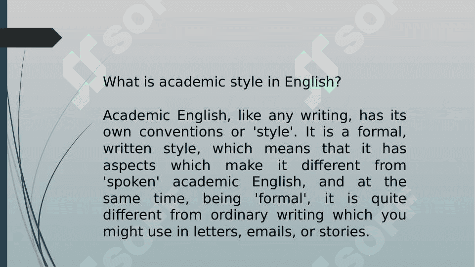 Academic style 3