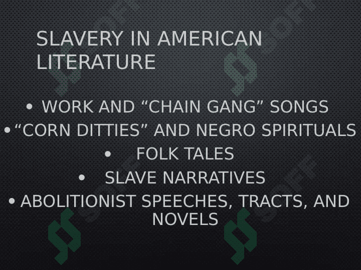 Abolitionism in the american literature 2