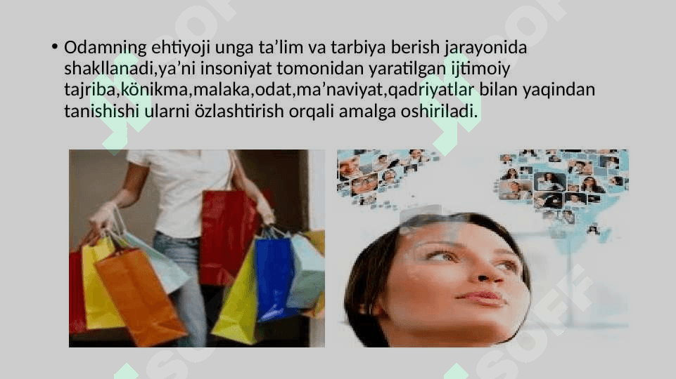 Ehtiyoj tushunchasi 3