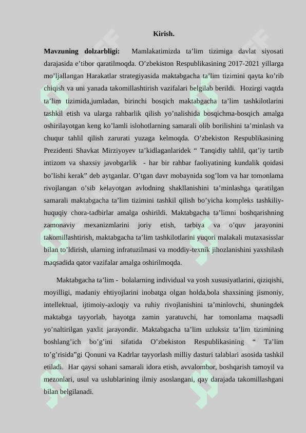Maktabgacha ta’lim tashkilotlarini boshqarishning umumiy tamoyillari 2
