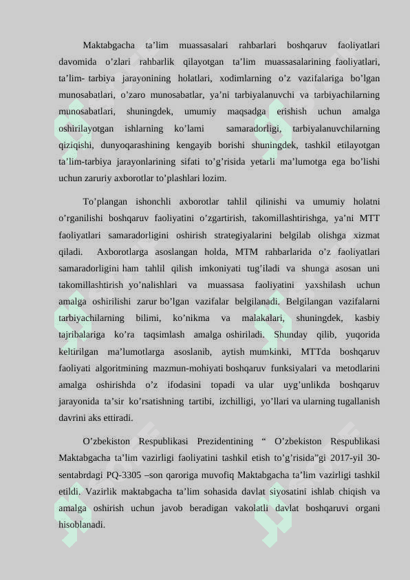 Maktabgacha ta’lim tashkilotlarini boshqarishning umumiy tamoyillari 7