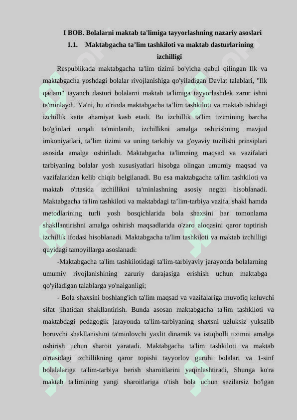 Maktabgacha yoshdagi bolalarni maktab ta’limiga tayyorlash nazariyasi 6