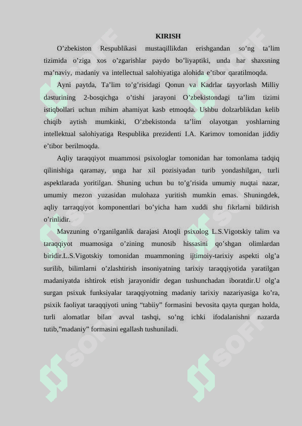 Maktabga psixologik tayyorgarlik muammosi 2