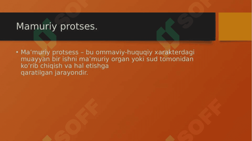 Mamuriy protses 3