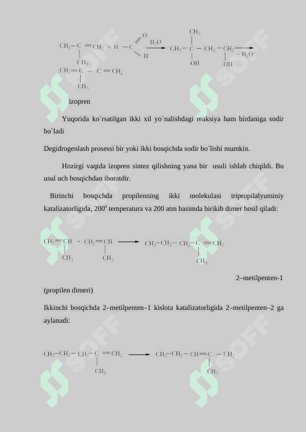 DIYEN UGLEVODORODLARI (ALKADIYENLAR) 7