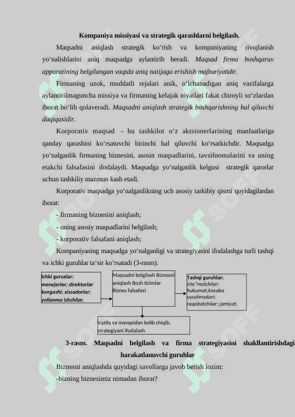 Kompaniyaning raqobat strategiyasini tanlash 2