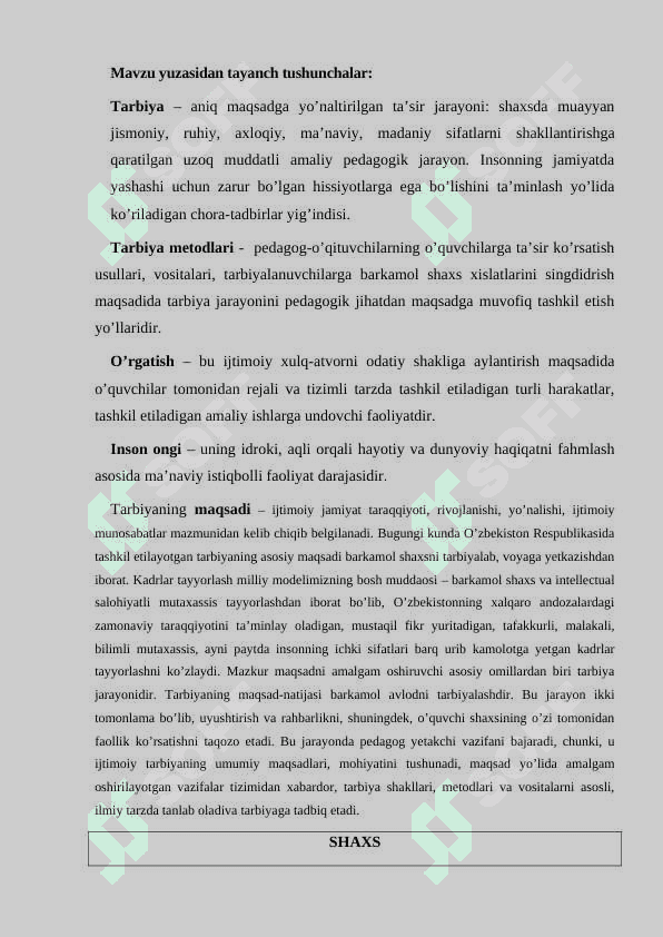 Pedagogik faoliyatda tarbiya turlari va  usullaridan  foydalanish  imkoniyatlari 2