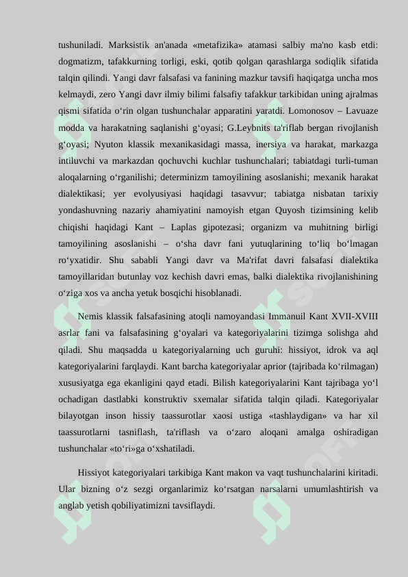 ONTOLOGIK VA MUNOSABATDOSH KATEGORIYALARNING UYG'UNLIGI 4