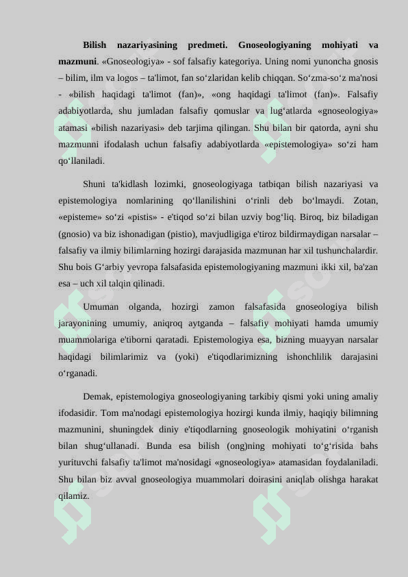 BILIM INSON MA'NAVIY KAMOLOTI OMILI 2