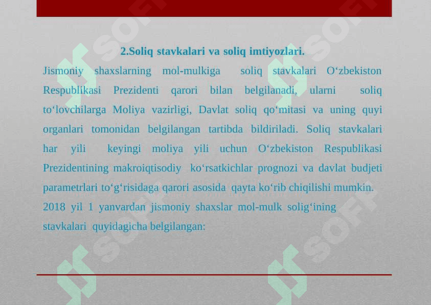 JISMONIYSHAXSLARNINGMOL-MULKIGA SOLINADIGAN SOLIQ 4