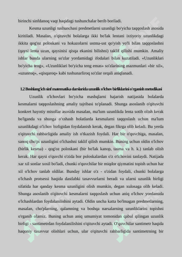 3-sinfda uzunlik o'lchov birligini o'qitish 7