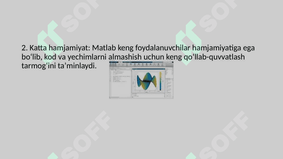 Matlab dasturi afzallik va kamchiliklari 4