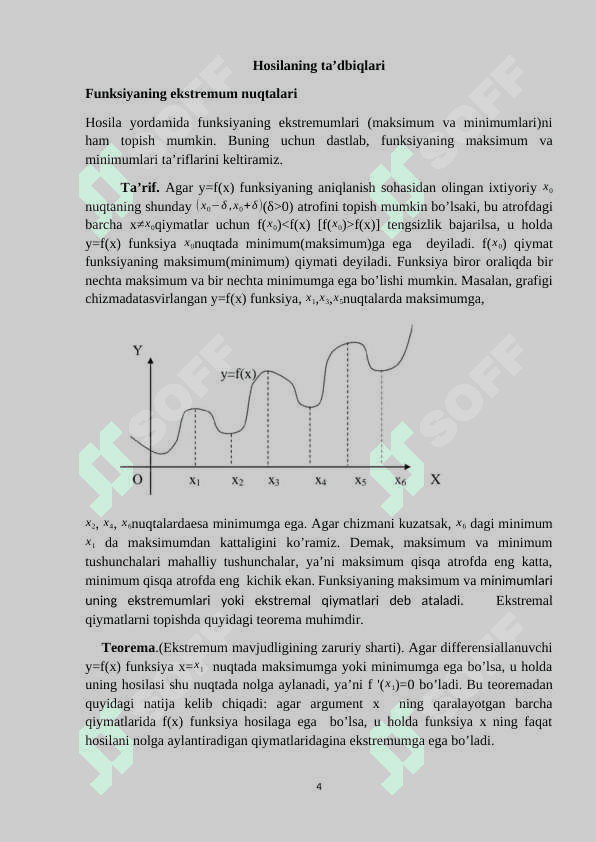 Funksiyaning ekstremum nuqtalari docx 4