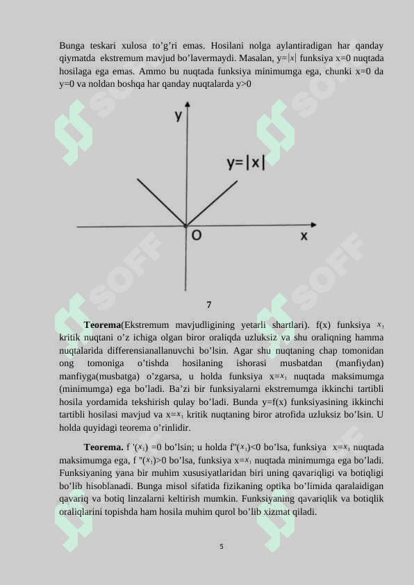 Funksiyaning ekstremum nuqtalari docx 5