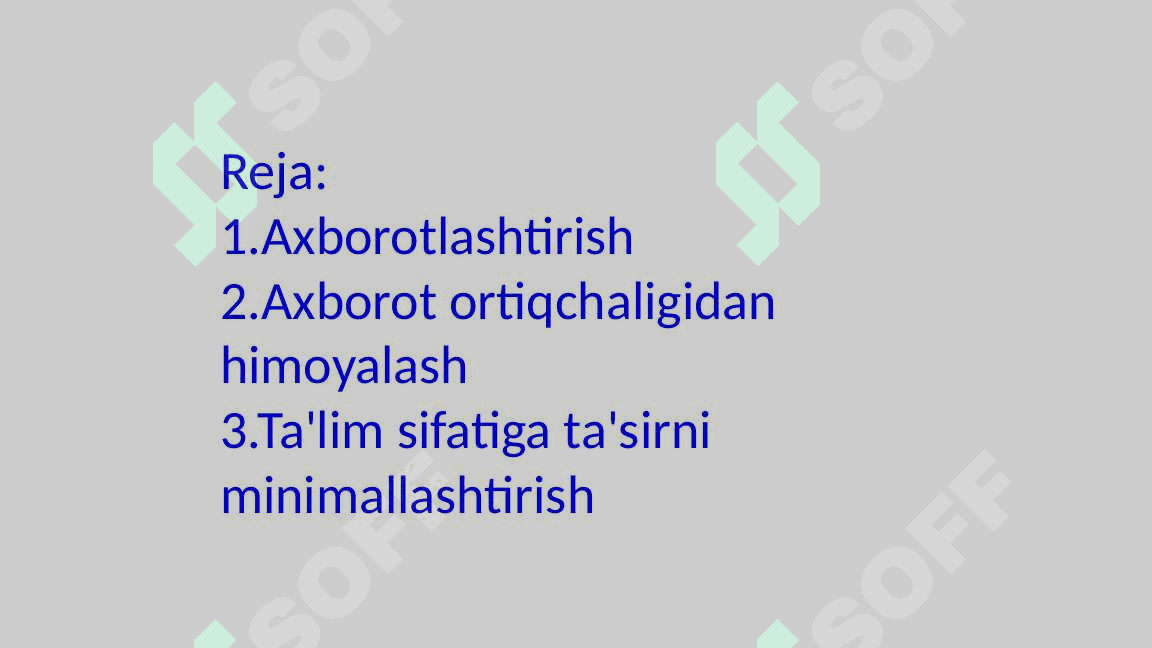 Taʼlimning axborotlashtirish sharoitida pedagogik psixologiya 2