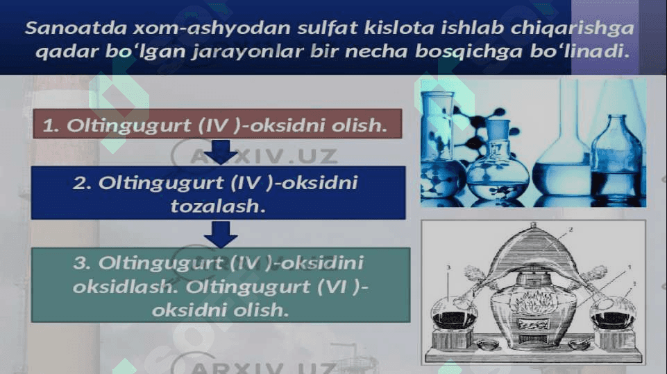 O'zbekistonda noorganik moddalar ishlab chiqarishning asosiy manbalari 8