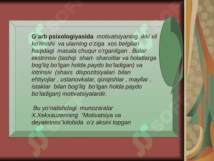 MOTIV VA  MOTIVATSIYA 8