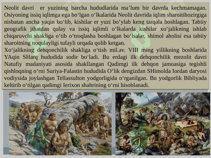 O‘rta Osiyoning o‘rta asrlar xo‘jaligi va moddiy madaniyati. 4
