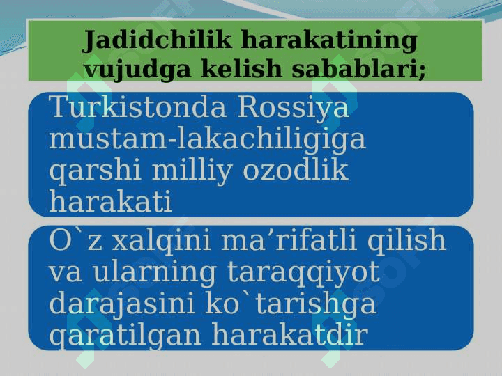 JADIDCHILIK HARAKATI VA UNING  NAMOYONDALARINING  FAOLIYATI 3