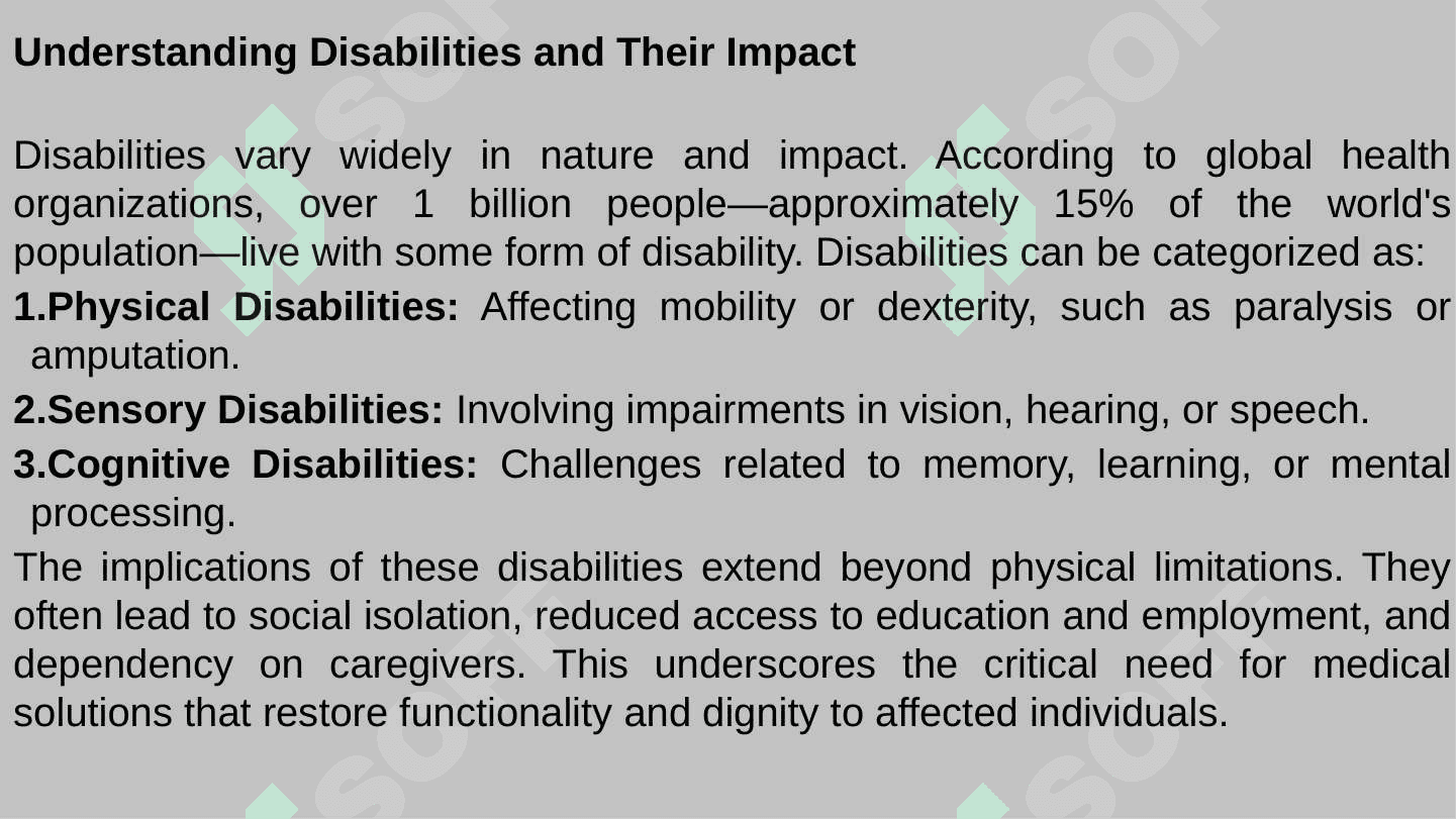 PICK AND DESCRIBE ANY EQUIPMENT FOR SIMPLIFYING THE LIFE OF PEOPLE WITH DISABILITIES. PROVIDE VISUAL AIDS. 6