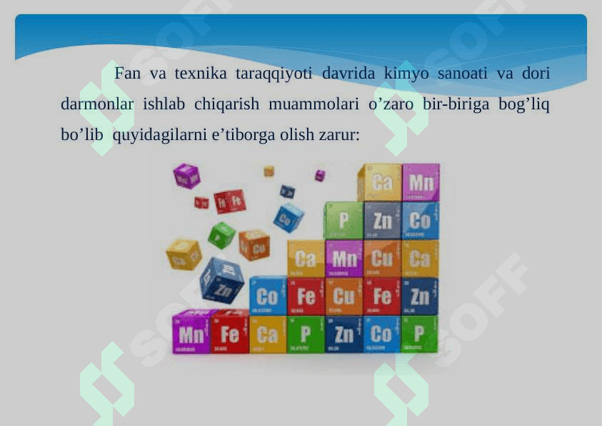 KIMYO FANINING HOZIRGI ZAMONMUAMMOLARINI  HAL ETISHDAGI ROLI 4