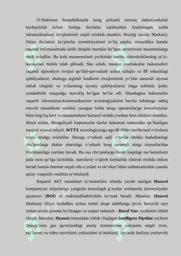 Kelajak texnologiyalari va raqamlashtirish oqibatlari. 2