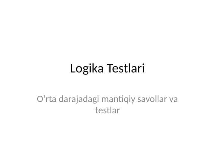 Logika Teslari 1
