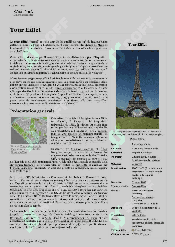 La tour eiffel 2