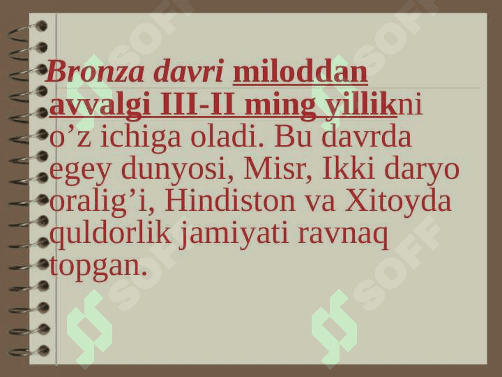 Bronza davri madaniy tarixiy jarayonlari 24 2