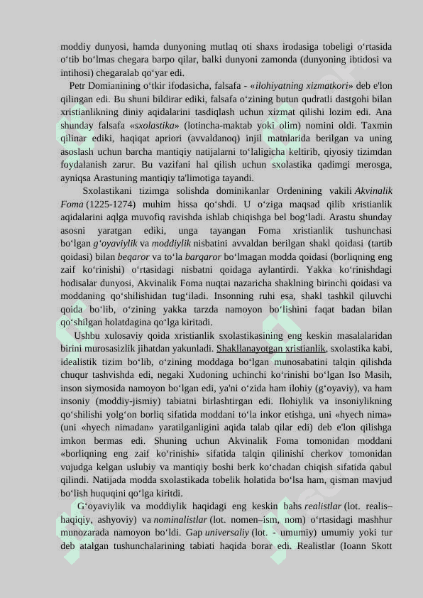 Yevropa mutafakkirlari Platon, Dekart va Yumning         falsafaga oid qarashlari. 4
